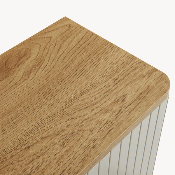 Väggskåp Ferrersp 50x45x24 cm Eklook/Sandfärgad [en.casa]