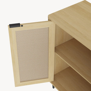 Sideboard Lukhomso 83x80x40 cm Eklook/Rattanlook [en.casa]