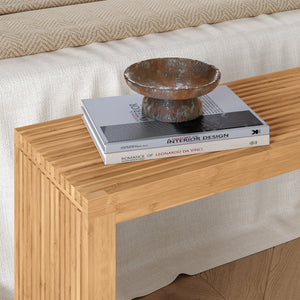 Skobänk Korjad 90x33x43 cm Bambus [en.casa]