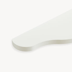 Barnväggshylleset 2-delar Sirlstalo 57x19x3 cm Vit [en.casa]