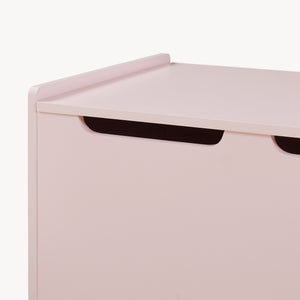 Leksakslåda Virer 60x40x45 cm Rosa [en.casa]