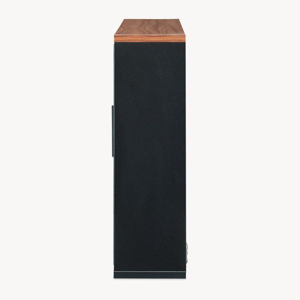 Spegelsskåp Trond 50x60x15 cm Svart/Valnötsutseende [en.casa]