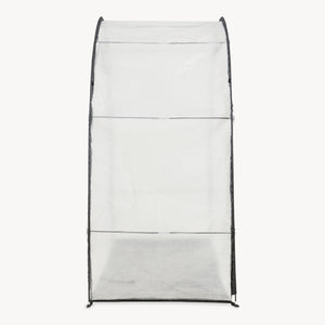 Tomatväxthus av folie Larshasas 180x80x170 cm Transparent [en.casa]