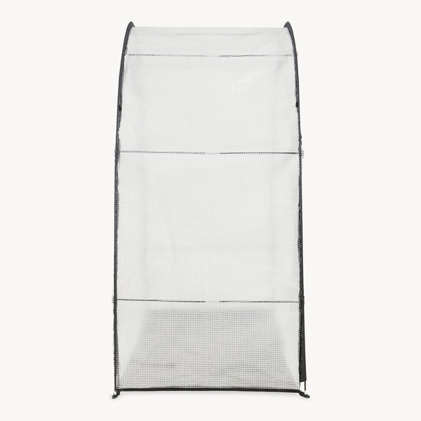Tomatväxthus av folie Larshasas 180x80x170 cm Transparent [en.casa]
