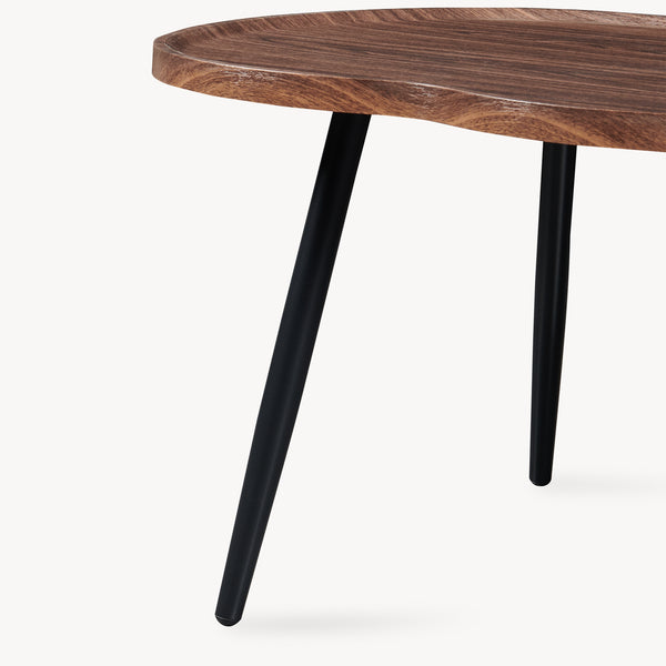 Soffbord Ken 100 x 60 x 47 cm valnötslook [en.casa]