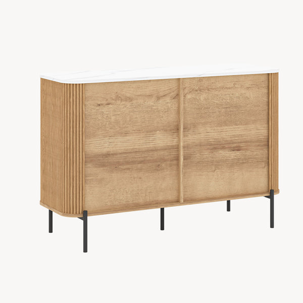 Byrå Kokunse med 6 lådor 120x42x78 cm eklook [en.casa]
