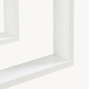 Sidobord Thyholm 55x30x30 cm Vit [en.casa]