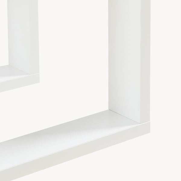 Sidobord Thyholm 55x30x30 cm Vit [en.casa]
