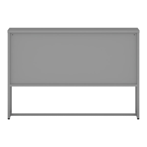 Sideboard Sund med 3 dörrar Stålgrå [en.casa]
