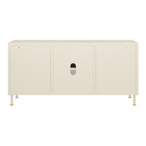 Tv-bord Lindau 120x40x59 cm creme [en.casa]