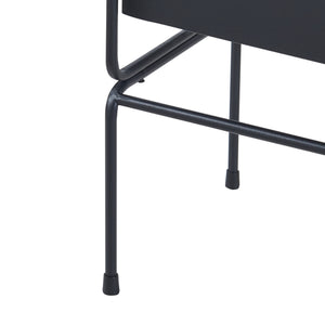 Växtställ Sveio 2-pack Metall Svart [en.casa]