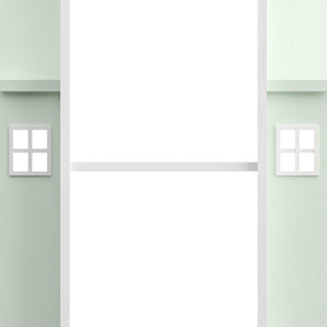 Roterbart barnhylla Vipsali 108x40x40 cm [en.casa]