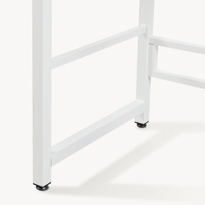 Tvättmaskinshylla Hängande 105x73x63 cm Vit [en.casa]