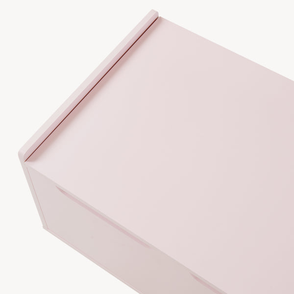 Leksakslåda Virer 60x40x45 cm Rosa [en.casa]