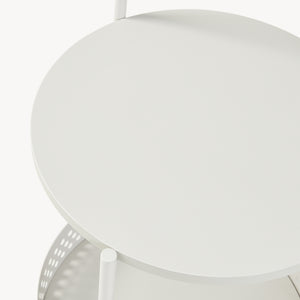 Serveringsvagn Jässaatka stål 76x40 cm grå [en.casa]