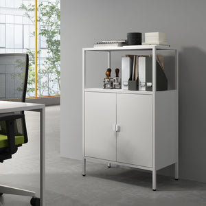 Dokumentskåp Hailuoto ljusgrå i olika storlekar [en.casa] - premiumXL