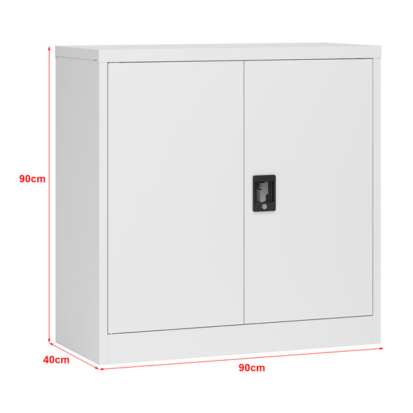 Metallskåp Molise kontorsskåp stål 90x40x90 cm [en.casa] välj modell