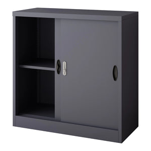 Arkivskåp Rieti stål 90x40x90 cm i olika färger [en.casa]