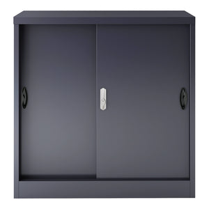 Arkivskåp Rieti stål 90x40x90 cm i olika färger [en.casa]