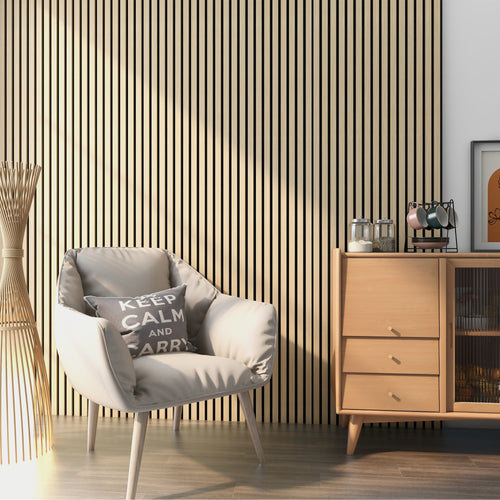 Akustik väggpanel Vang i olika färger [NEU.HOLZ] - premiumXL