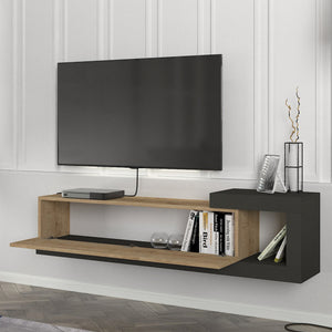 TV-skåp Luhanka 150x29,5x38,5cm ek i olika färger [en.casa]