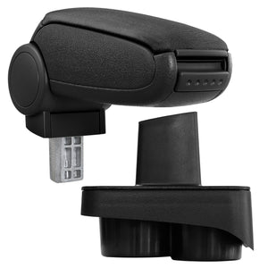 Mittarmstöd VW Polo 9N med förvaringsfack i olika utföranden Svart pro.tec - premiumXL