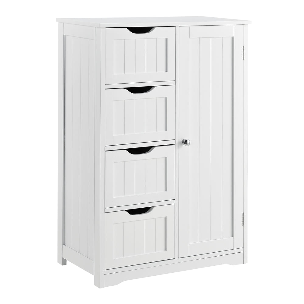 Badrumsskåp Locust 81x55x30 cm Vit en.casa - premiumXL