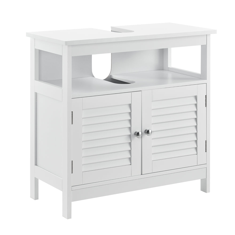  [en.casa]® Tvättställsunderskåp-60x60x30cm-vit