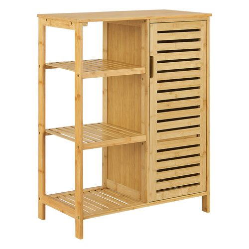 Badrumsskåp Vetlanda bambu 87x66x33 cm [en.casa] - premiumXL