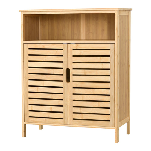 Bambu badrumsskåp Eslöv 81x65,5x31 cm [en.casa] - premiumXL