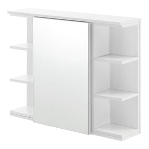 Badrumsskåp Harstad 64x80x20 cm Vit [en.casa] - premiumXL