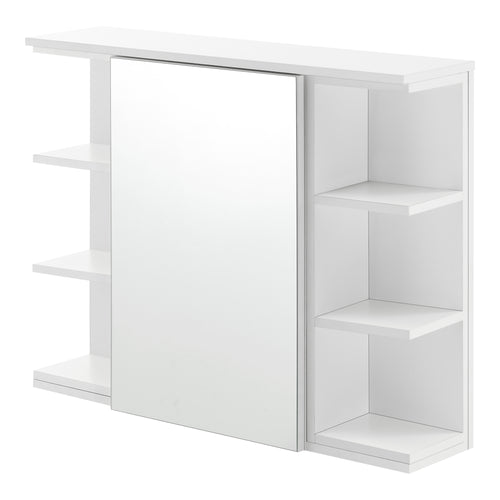 Badrumsskåp Harstad 64x80x20 cm Vit [en.casa] - premiumXL