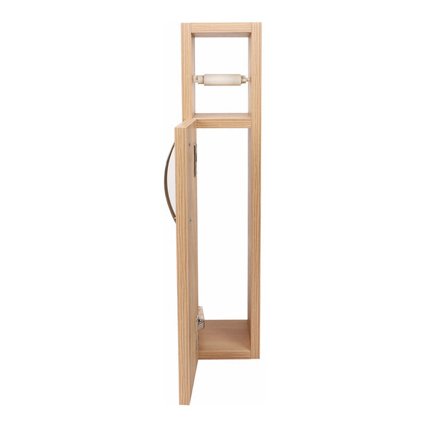 Badrumsskåp Årjäng med toalettpappershållare 65x15x12cm i olika färger [en.casa]