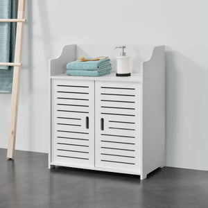 Badrumsskåp Trosa WPC vit [en.casa] välj modell