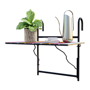 Fällbart balkongbord Petäjävesi 60x40x58 cm metall [en.casa] välj modell