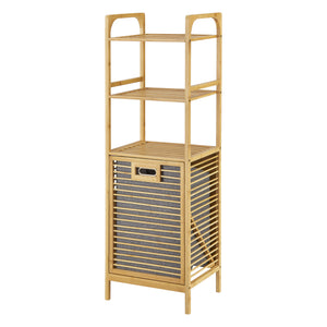Bambu tvättställ Tidaholm 118x39,5x30,5cm [en.casa] - premiumXL