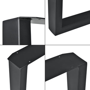 Bordsben Makers set 2 stål [en.casa] välj modell 