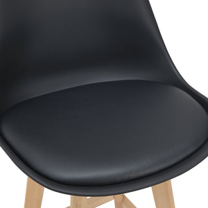 Barstol Lublin set 6 bok konstläder [en.casa] välj modell