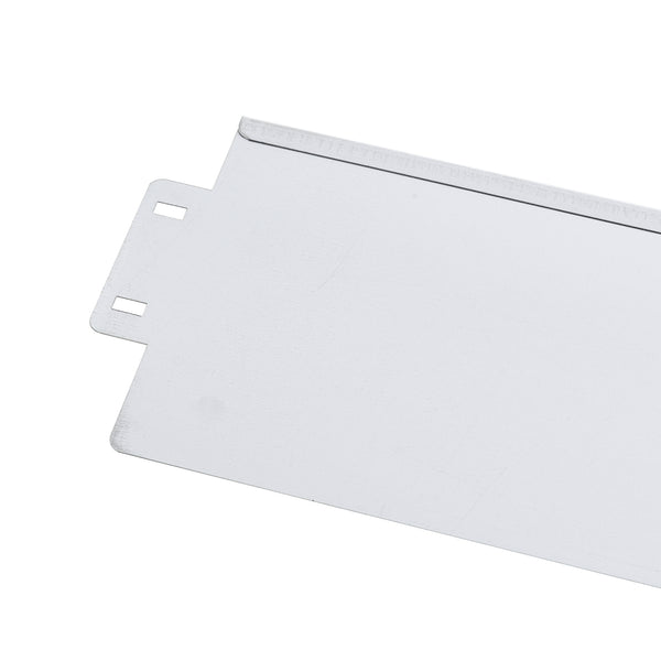 [casa.pro]® Rabattkant-Stål/Silver-15x100cm-olika mått