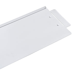 [casa.pro]® Rabattkant-Stål/Silver-15x100cm-olika mått
