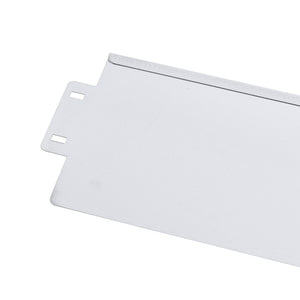 [casa.pro]® Rabattkant-Stål/Silver-15x100cm-olika mått