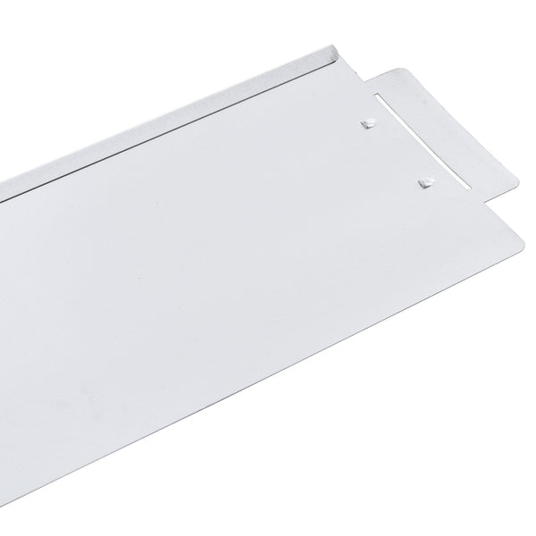 [casa.pro]® Rabattkant-Stål/Silver-15x100cm-olika mått