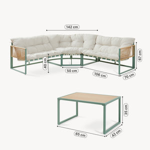Loungeset Karg [casa.pro]