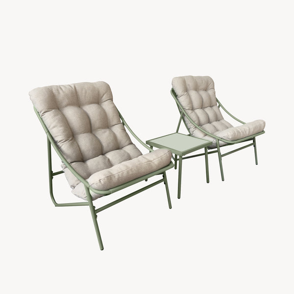 Trädgårdsmöbelset Trölleping 3-delar [en.casa]