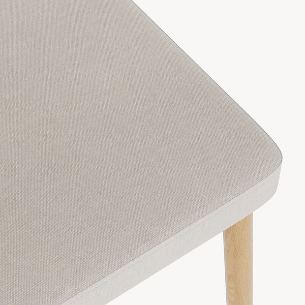 Matgruppsstolset Jördfjok Textil Rattanutseende/Beige [en.casa]