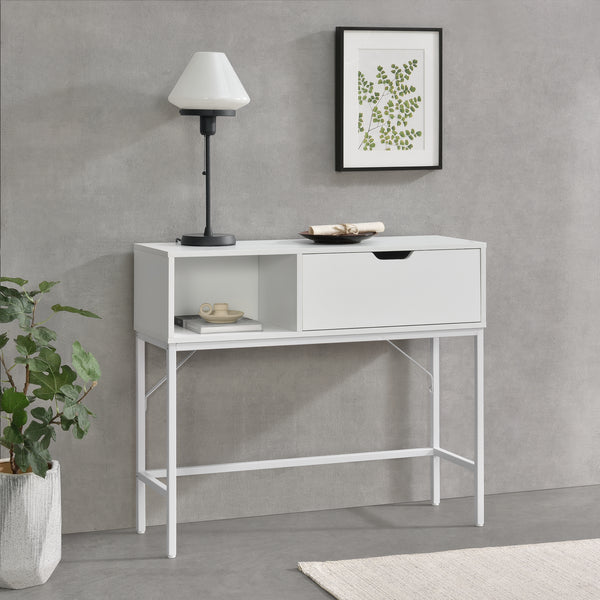 Sidobord Tranemo avlastningsbord metall 92x30x80cm [en.casa] välj modell
