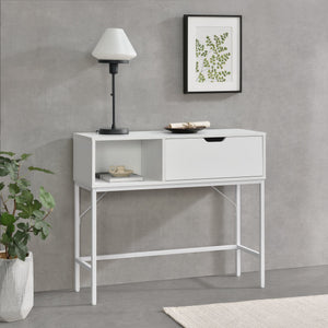 Sidobord Tranemo avlastningsbord metall 92x30x80cm [en.casa] välj modell
