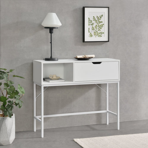 Sidobord Tranemo avlastningsbord metall 92x30x80cm [en.casa] välj modell
