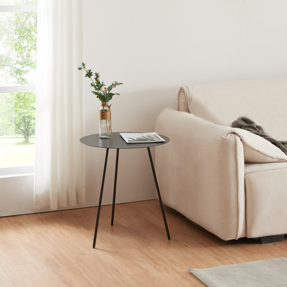 Sidobord Sula i metall svart i olika storlekar [en.casa] - premiumXL