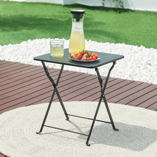 Campingbord Vegårshei hopfällbar 45x40x40 cm [en.casa] 